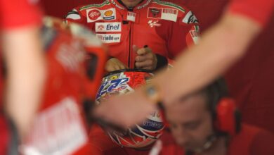 Casey Stoner Ducati In Garage