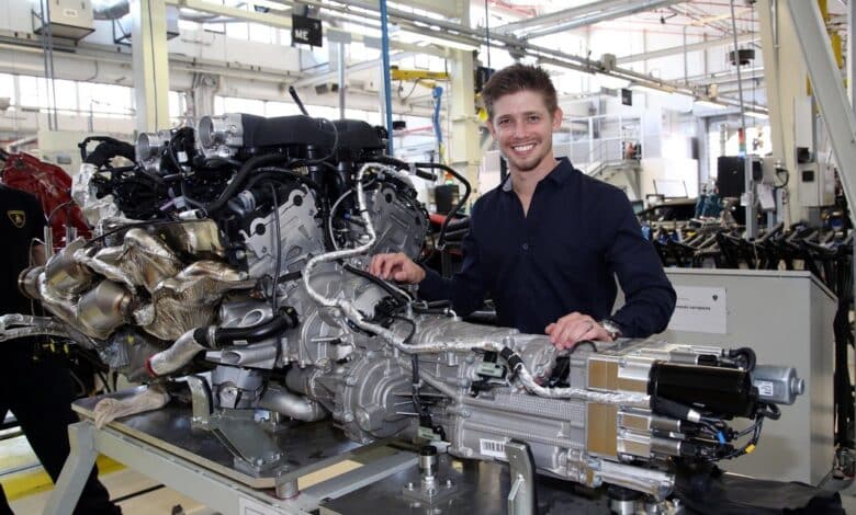 Casey Stoner Lamborghini Huracan Motor